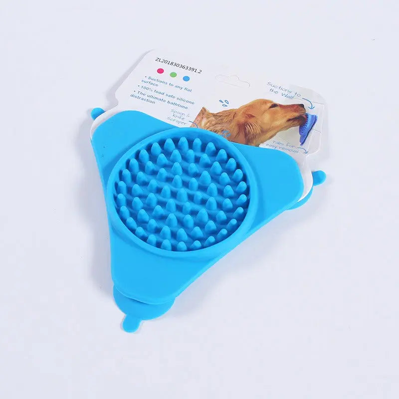 Pet-Friendly Suction Cup Slow Feeder Bowl