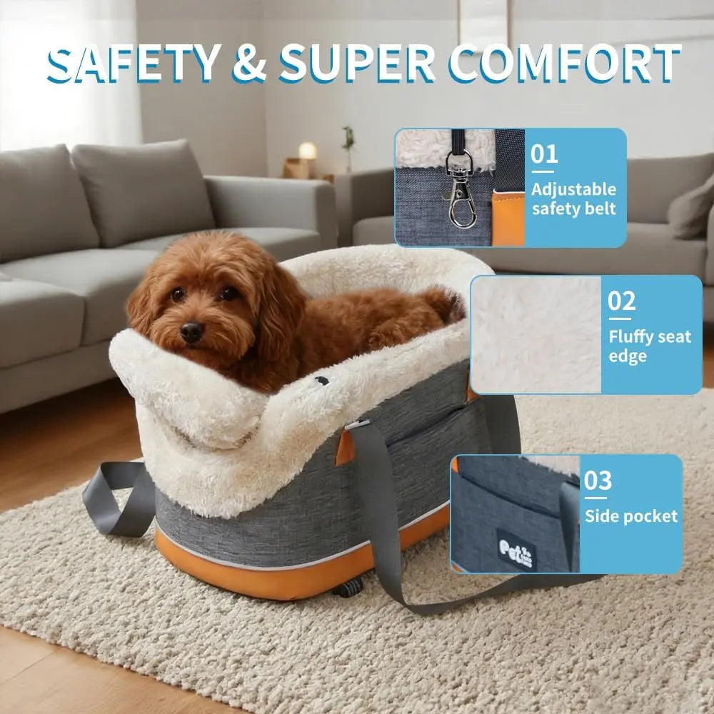 Pet Car Car Bag Safety Seat Central Control Pet Nest Bag Armrest Box Cat and Dog Bag