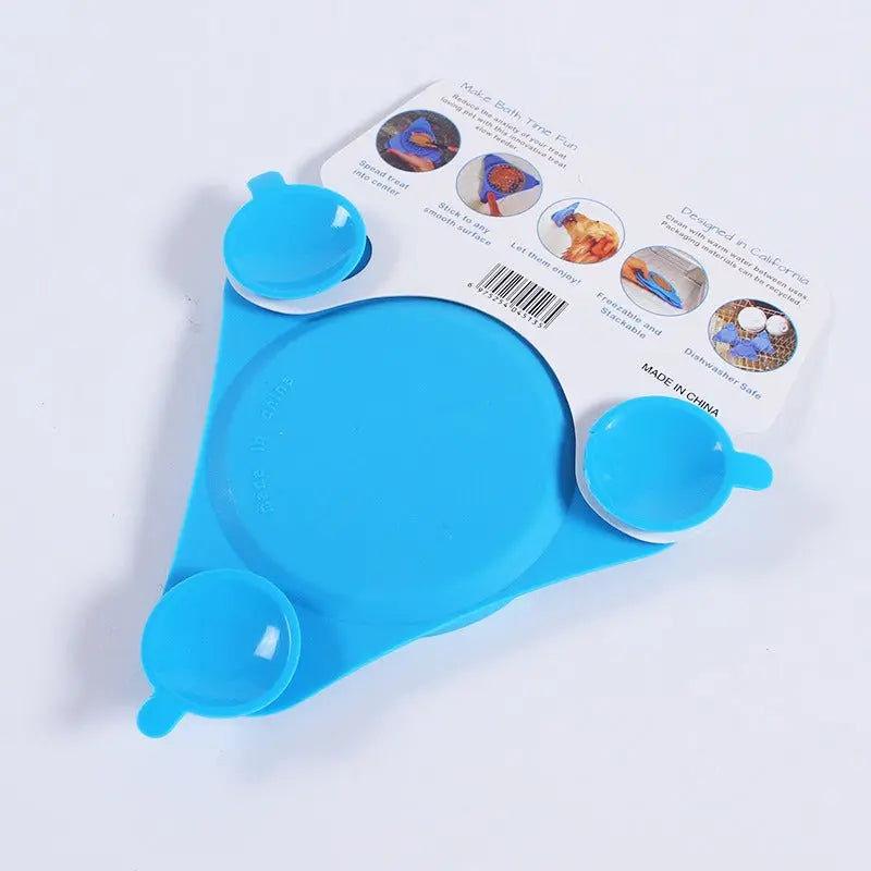Pet-Friendly Suction Cup Slow Feeder Bowl