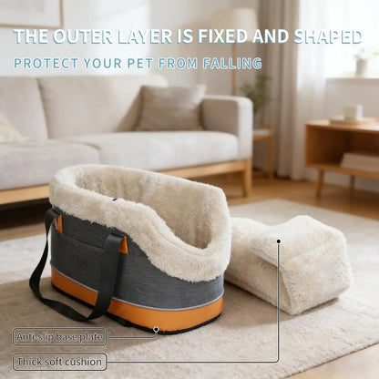 Pet Car Car Bag Safety Seat Central Control Pet Nest Bag Armrest Box Cat and Dog Bag